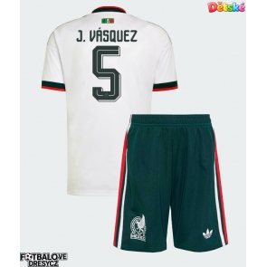 Mexiko Johan Vasquez #5 Dětské Venkovní dres komplet MS 2026 Krátký Rukáv (+ trenýrky)